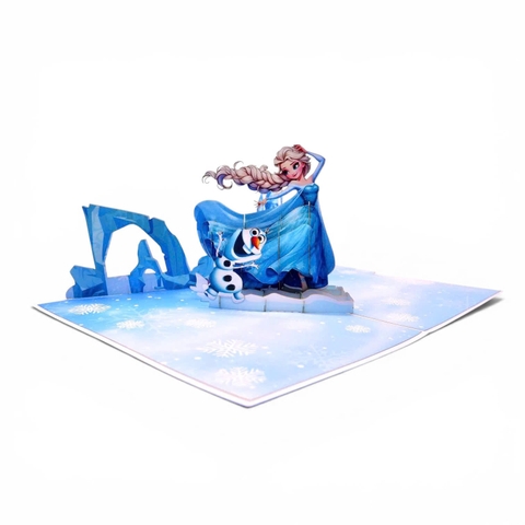 Snow Queen Pop Up Card