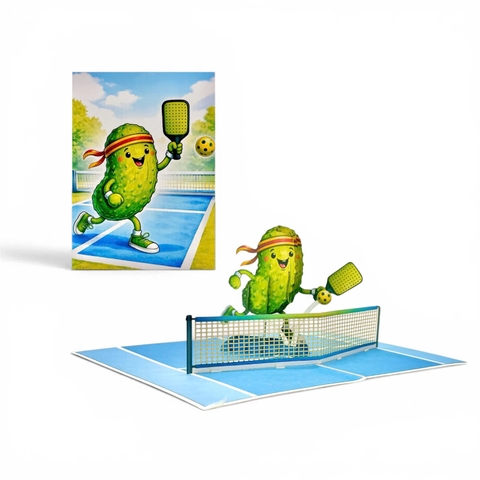 Pickleball Pop-Up Card