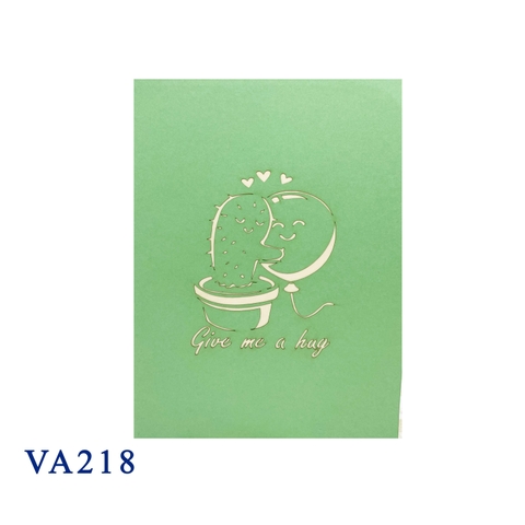 Cactus And Balloon Pop Up Card