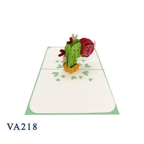 Cactus And Balloon Pop Up Card