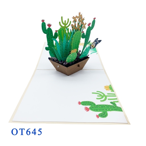 Cactus Pop Up Card