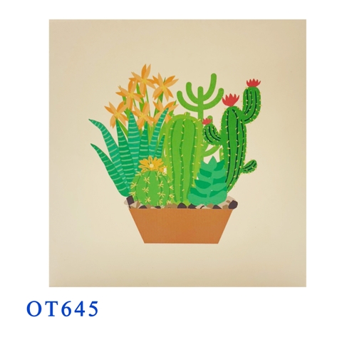 Cactus Pop Up Card