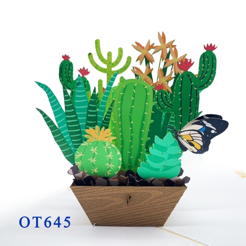 Cactus Pop Up Card
