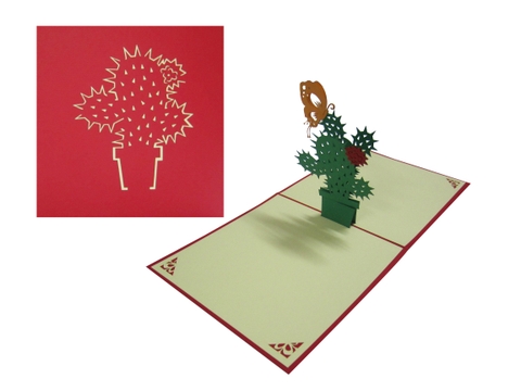 Cactus 2 Pop Up Card