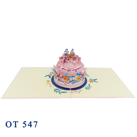 Birthday Cake Pop Up Card