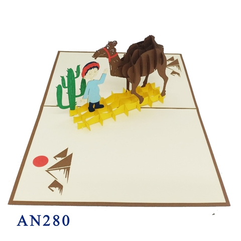 Camel Pop Up Card