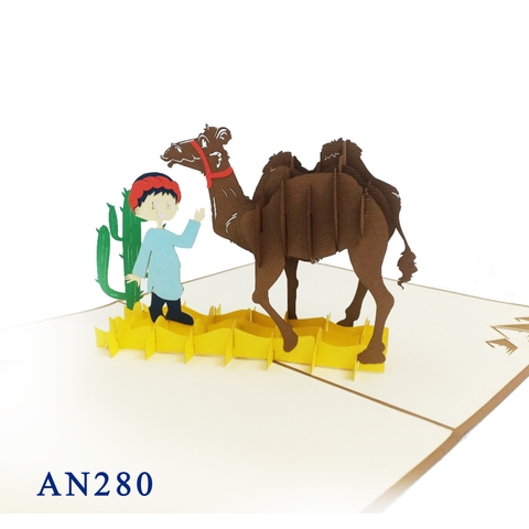 Camel Pop Up Card