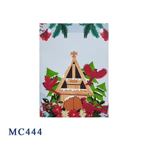 Cardinals Christmas Holiday Pop Up Card