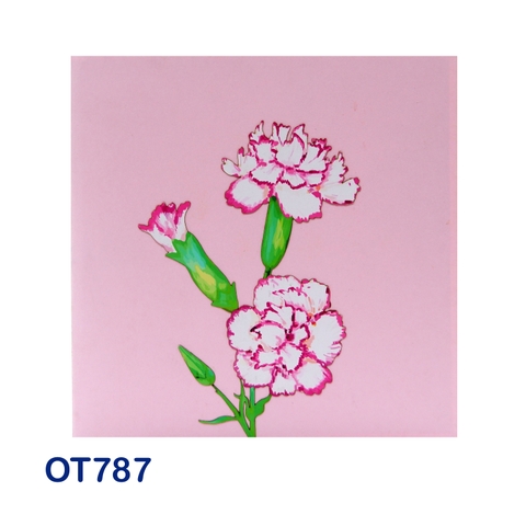Carnation Bouquet Pop Up Card