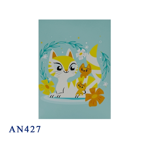 Cat Family Pop Up Card