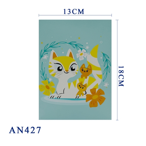 Cat Family Pop Up Card