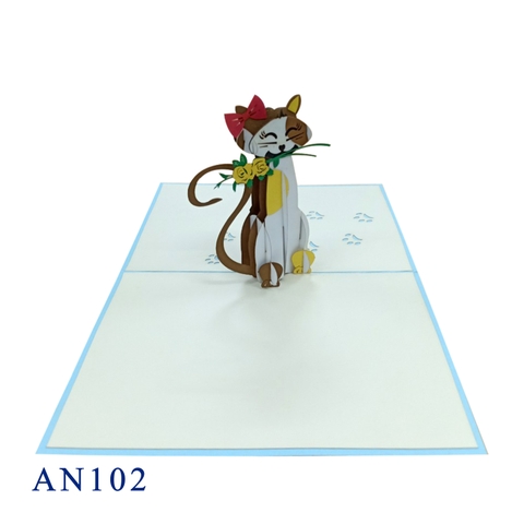 Cat Pop Up Card