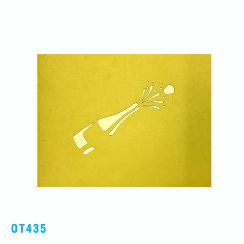 Champagne Pop Up 3D Card