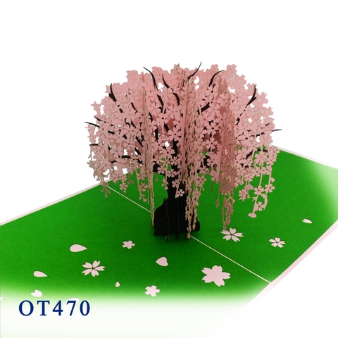 Cherry Blossom Pop Up Card