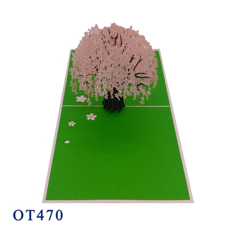 Cherry Blossom Pop Up Card