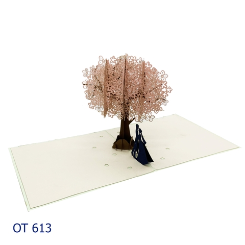 Cherry Blossom Tree Pop Up Card