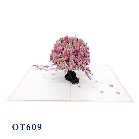 Cherry Blossom Pop Up Card