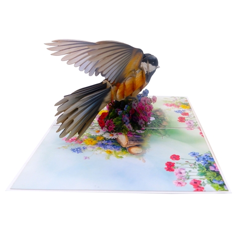 Chickadee Pop-up Card