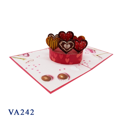 Chocolates Box Pop Up Card