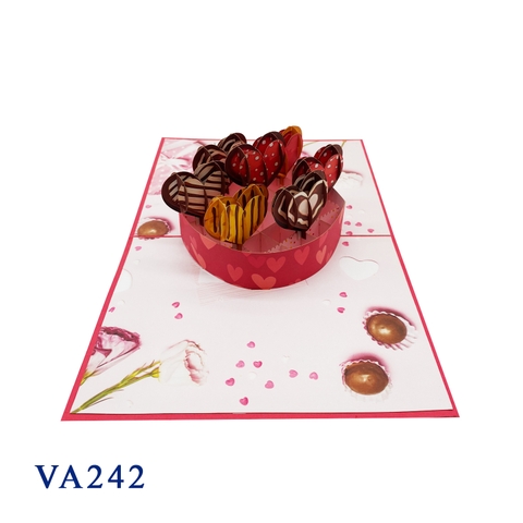 Chocolates Box Pop Up Card