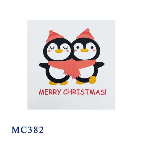 Chrismas Penguins Pop Up Card