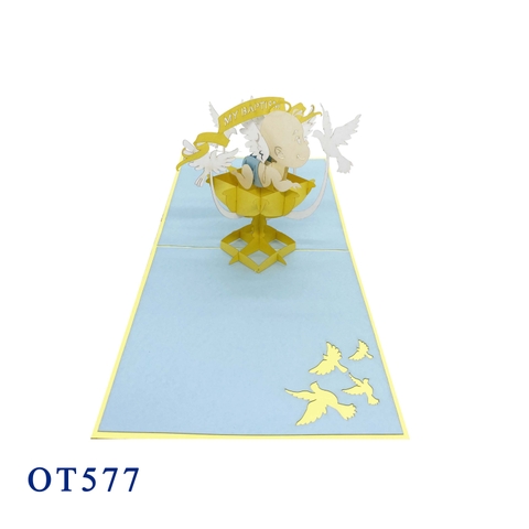 Baptism Pop Up Card
