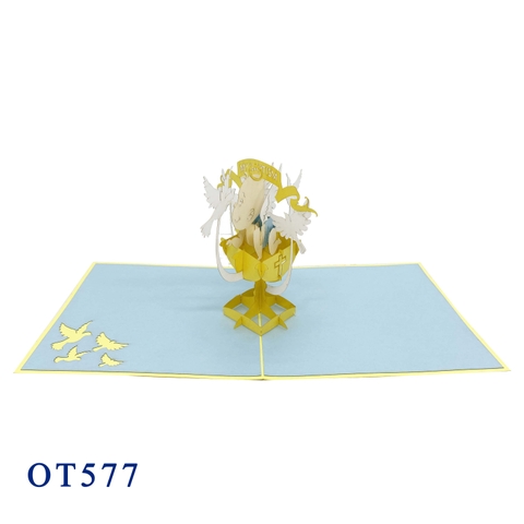 Baptism Pop Up Card