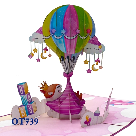 Baby Squirrel Pop Up Card