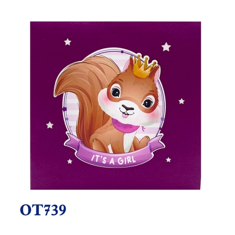 Baby Squirrel Pop Up Card