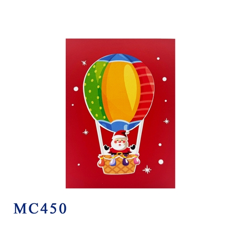 Christmas Airballoon Pop Up Card