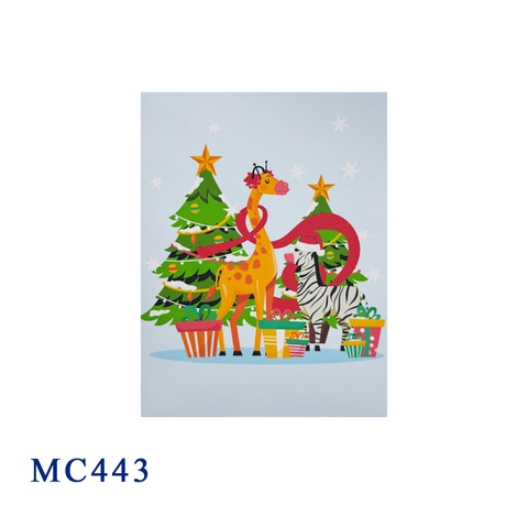 Animals Christmas Forest Pop Up Card