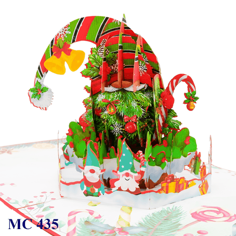 Christmas Gnome Pop Up Card