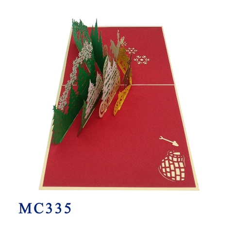 Forest Christmas Pop Up Card