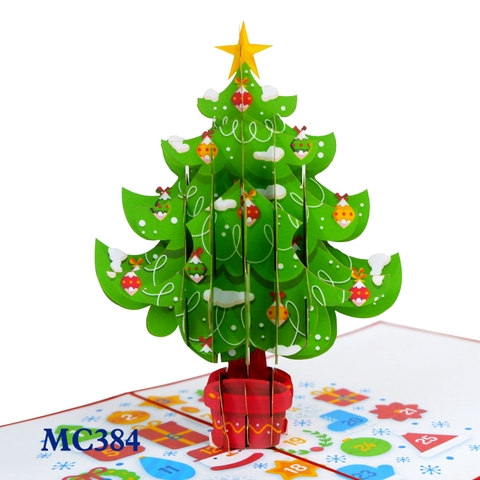 Christmas Tree Pop Up Card