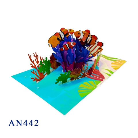 Clownfishes Pop Up Card