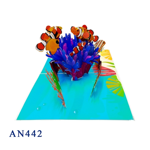 Clownfishes Pop Up Card