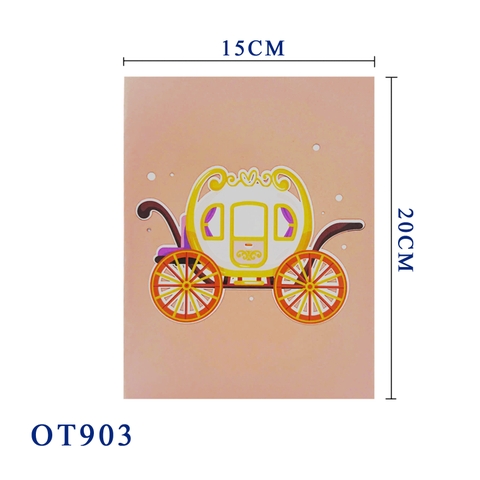 Carriage Pop Up Card