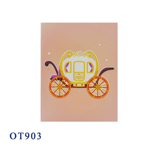 Carriage Pop Up Card