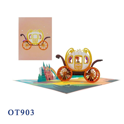 Carriage Pop Up Card