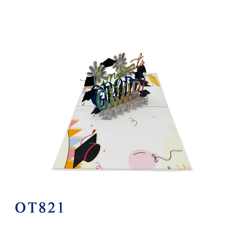 Congrats 3D Pop Up Card