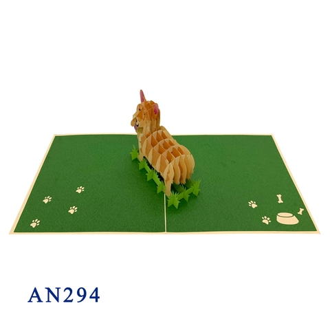 Corgi Pop Up Card