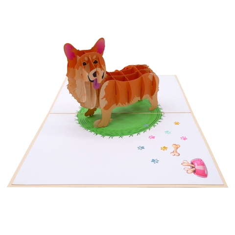 Corgy Pop Up Card