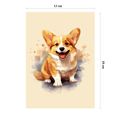 Corgy Pop Up Card