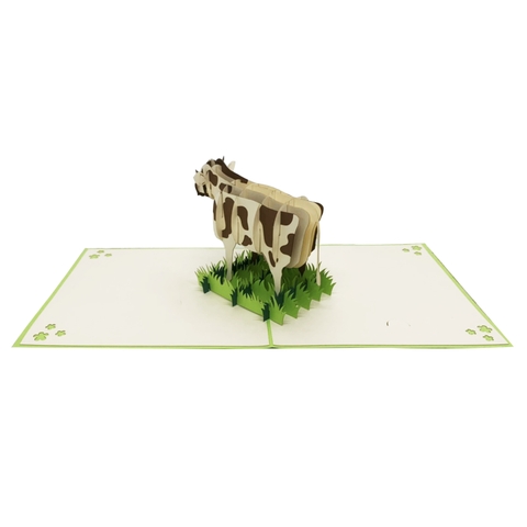 Dairy Cow Pop Up Card