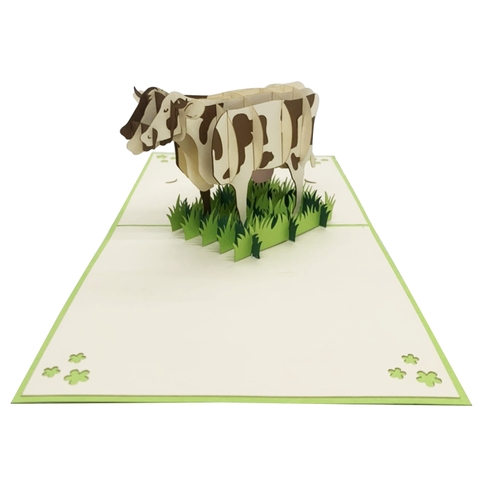 Dairy Cow Pop Up Card