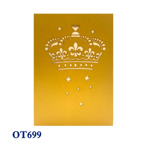 Crown Pop Up Card