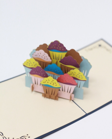 3D Pop-Up Birthday Cupcake Card