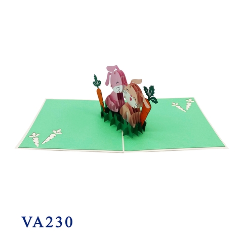 Cute Bunny Pop Up Card