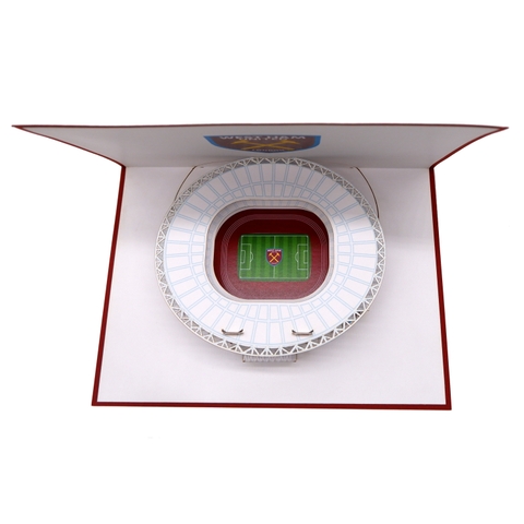 3D West Ham United Stadium Pop-Up Card