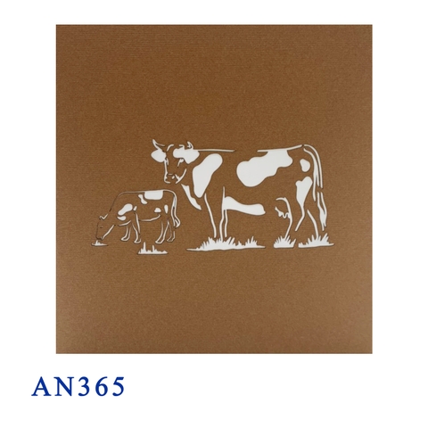 Dairy Cow Pop Up Card